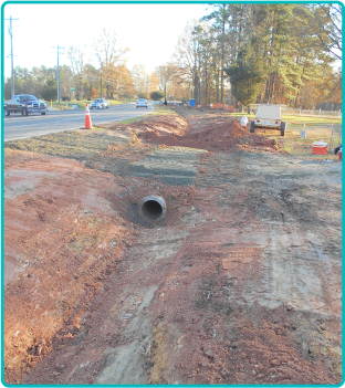 Corridor restoration after pipe installation, photo 2 of 2